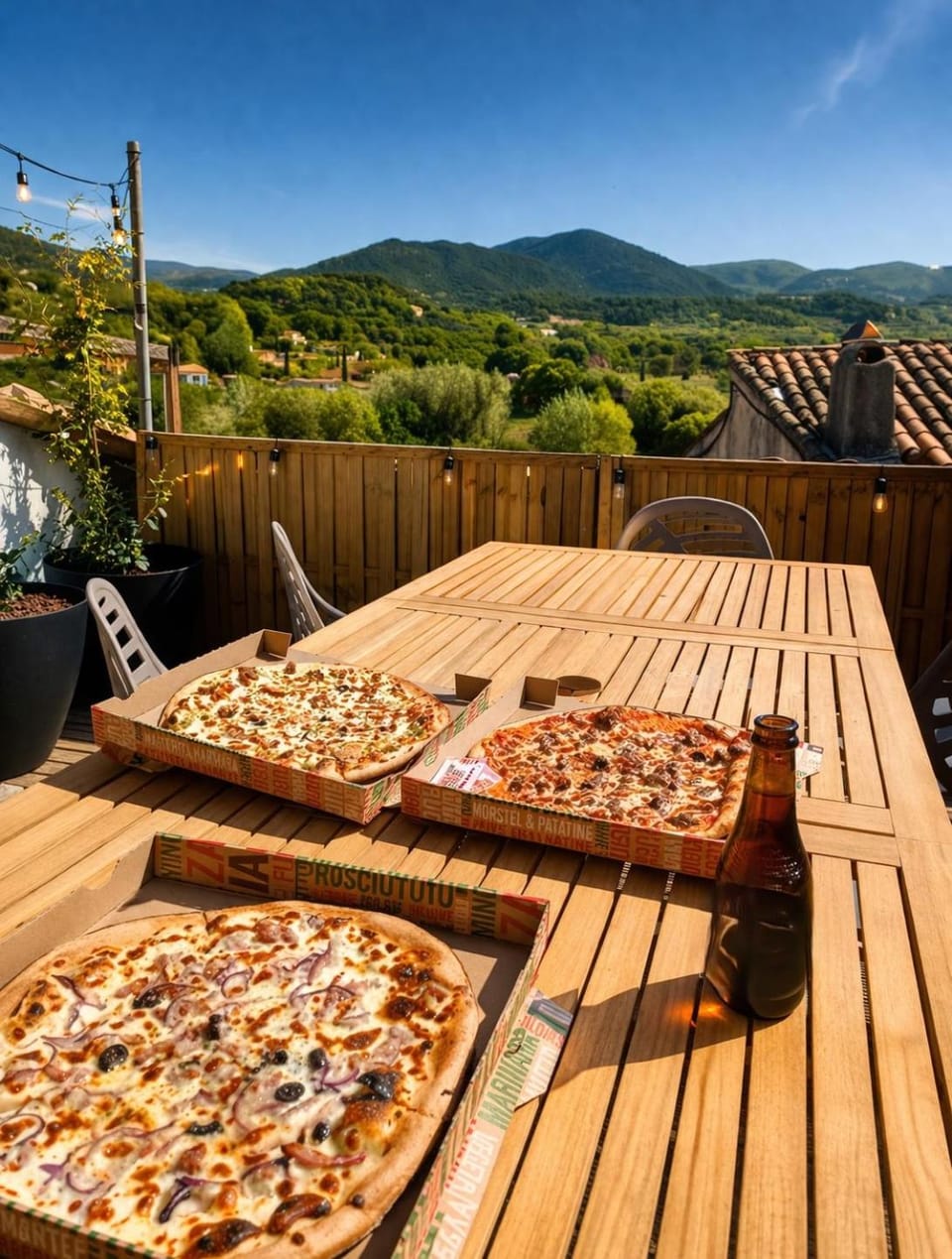 Day, Natural landscape, BBQ facilities, Balcony/Terrace, Mountain view