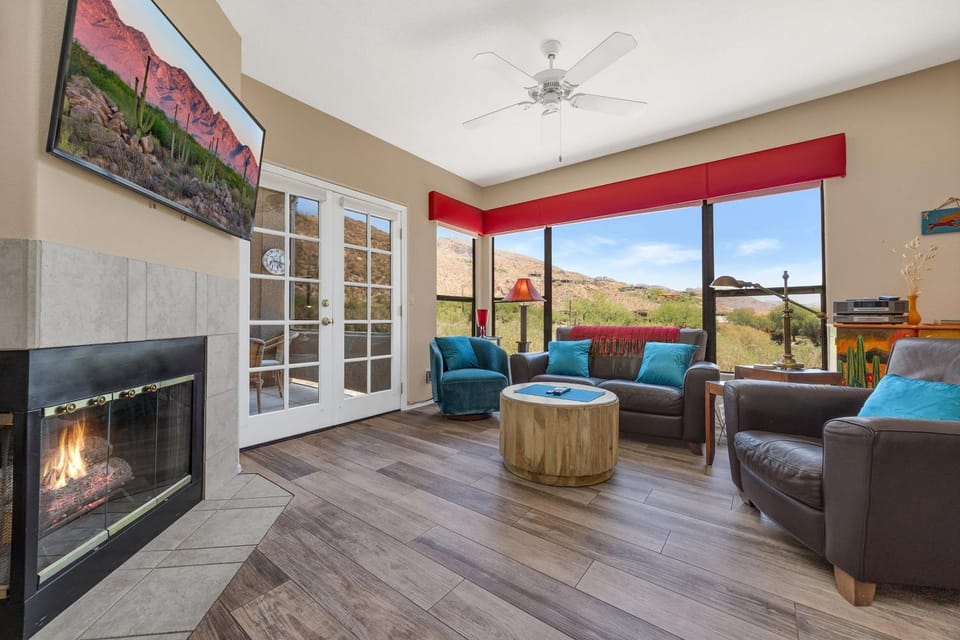 View at Ventana Canyon House in Catalina Foothills