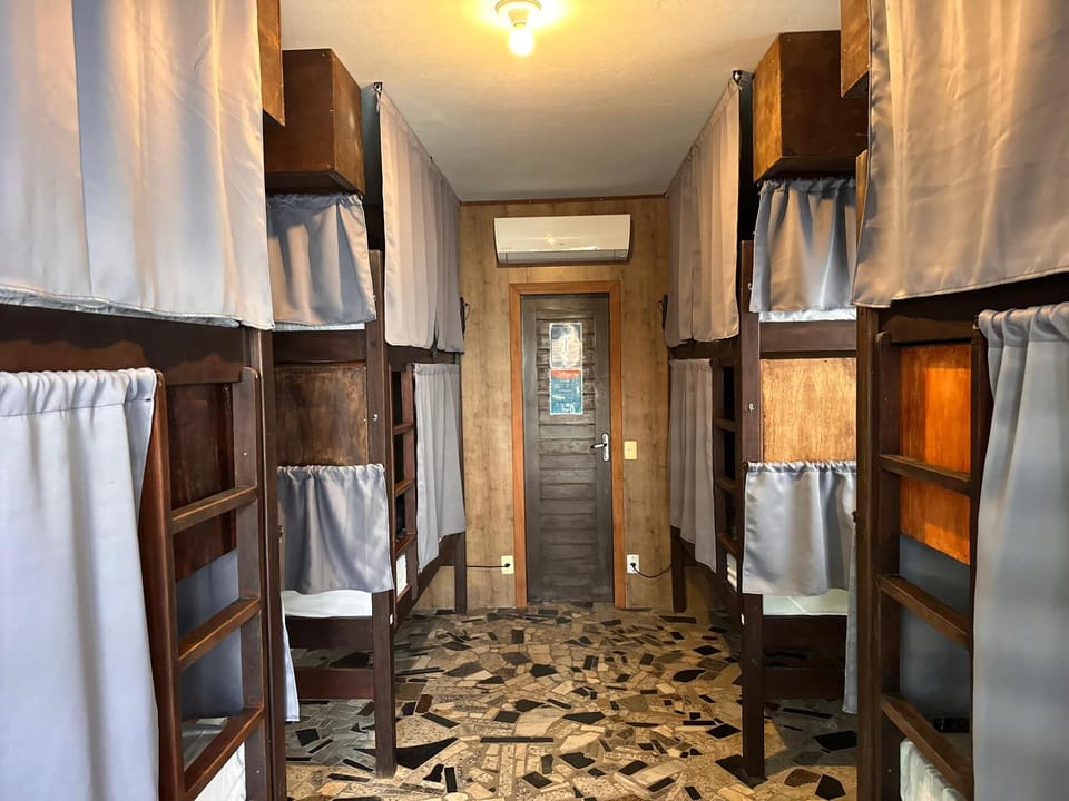 Bed, Photo of the whole room, Bedroom, bunk bed, wardrobe, air conditioner