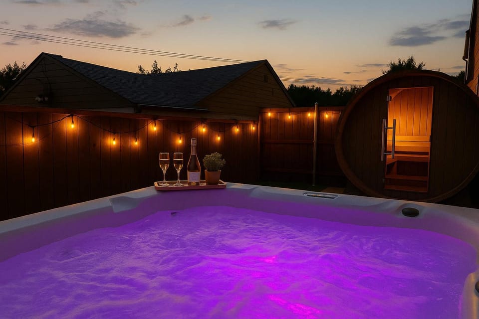 Luxury Wellness & Fun - Hot Tub Sauna Gym Casino Billiards House in Dallas