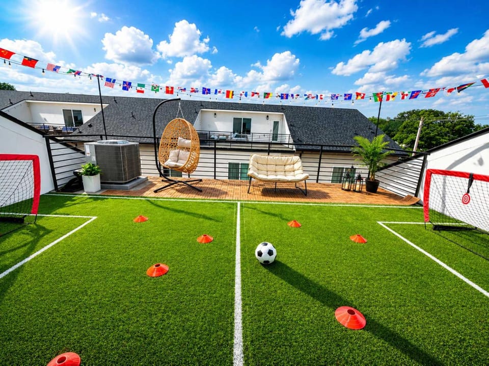 Karaoke Billiards PingPong Air Hockey & Rooftop Soccer Field House in Dallas