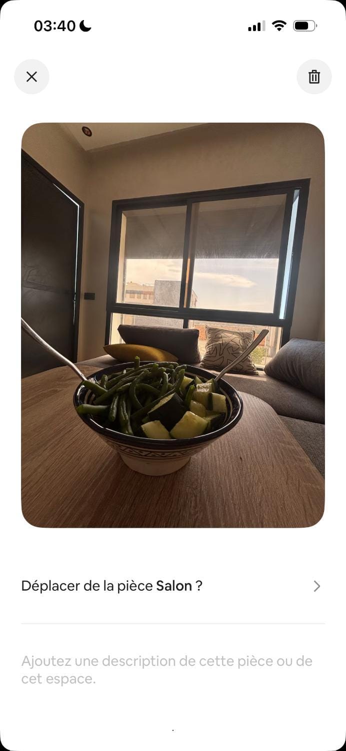 Chambre avec WC privée pr 1p dans un appart partagé avec 1p Vacation rental in Casablanca