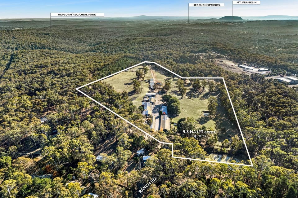 Property building, Natural landscape, Bird's eye view