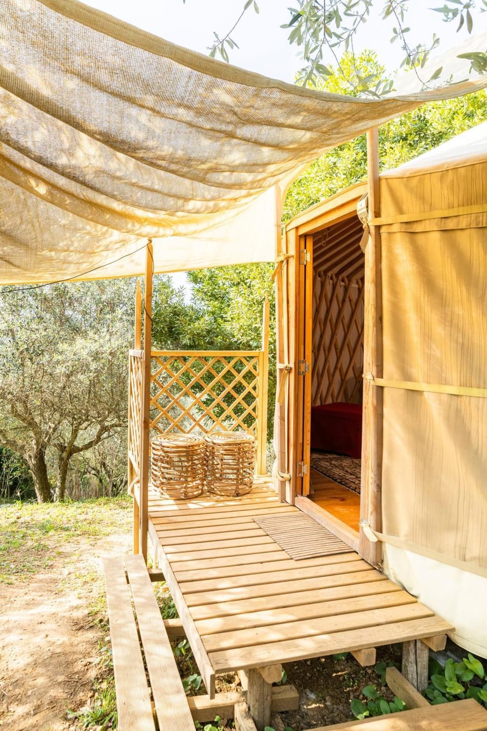 A yurt among olive trees and the sea Bed and Breakfast in Rapallo