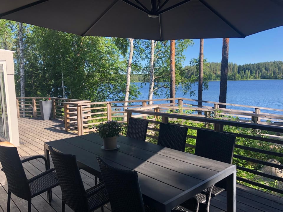 Patio, Natural landscape, View (from property/room), Balcony/Terrace, Dining area, Lake view