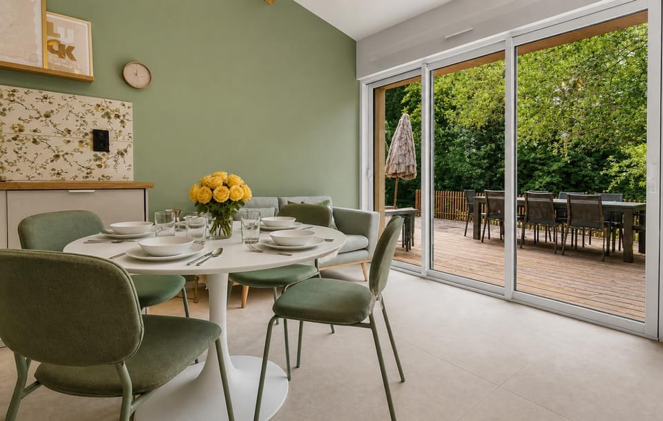 Havre moderne lumineux, calme, 2 chambres, parking Villa in Aix-en-Provence