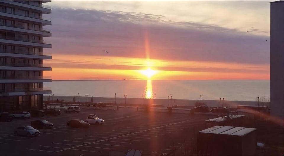 Natural landscape, Sea view, Sunrise