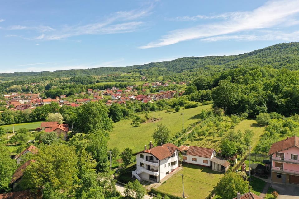 Natural landscape, Bird's eye view, Mountain view