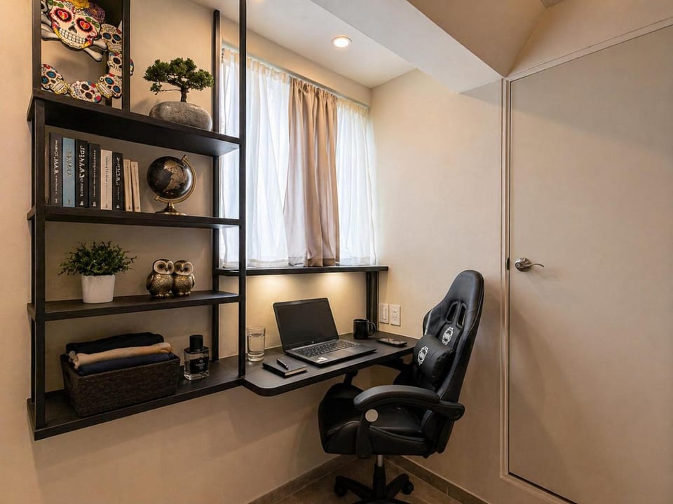 Alojamiento de habitación y baño privado a 3 Min del Estadio - Terraza - Servicios Exclusivos Hotel in Mexico City
