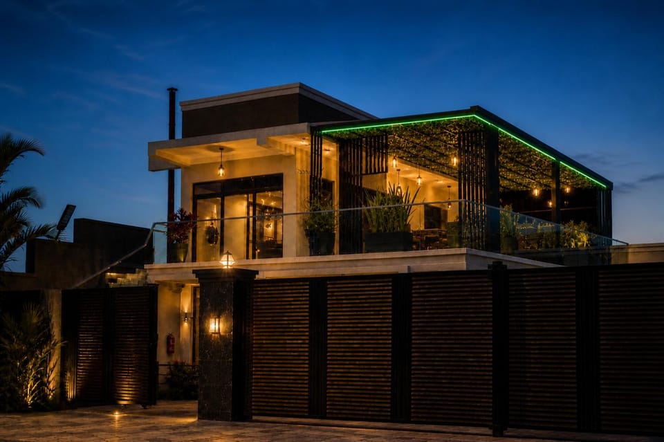 Restaurant/places to eat, Night, View (from property/room)