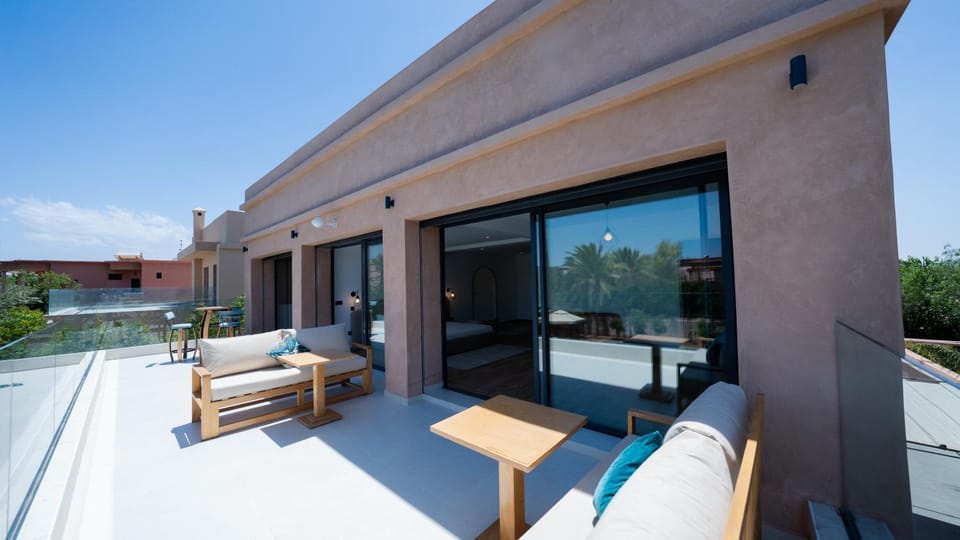 Patio, Bird's eye view, Garden view, furniture