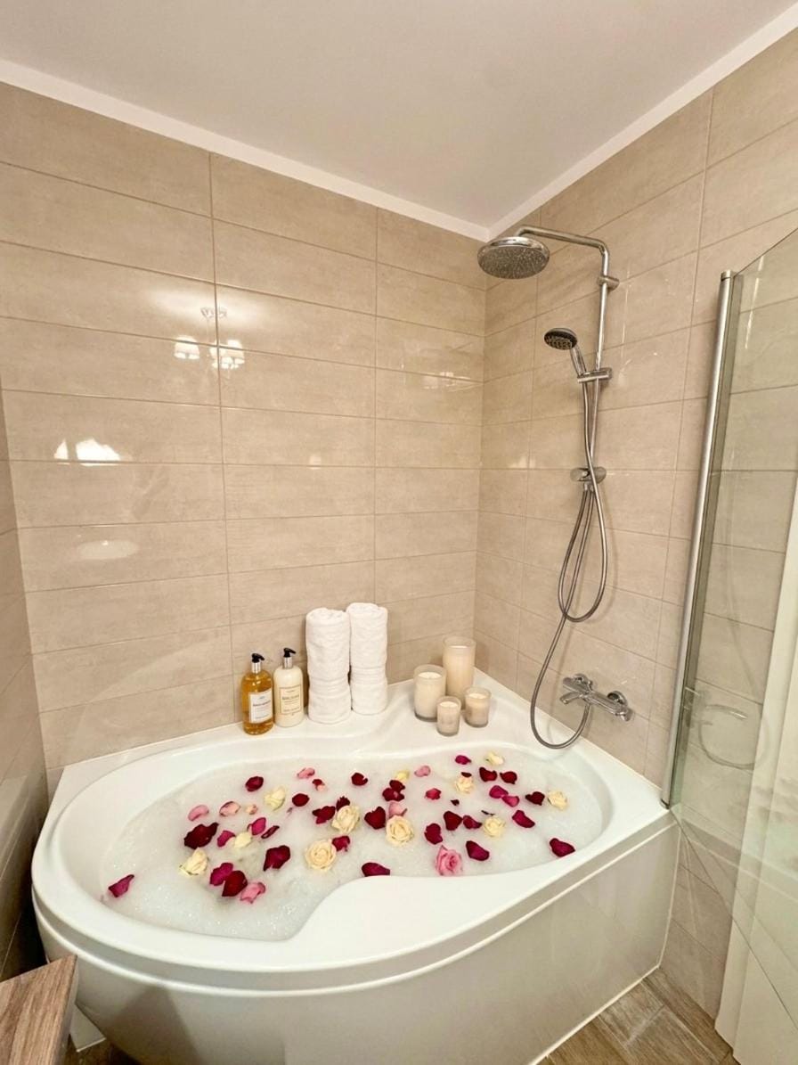 Rose Sky Downtown - 3Bedroom, Garage, French Balcony, AC Apartment in Budapest
