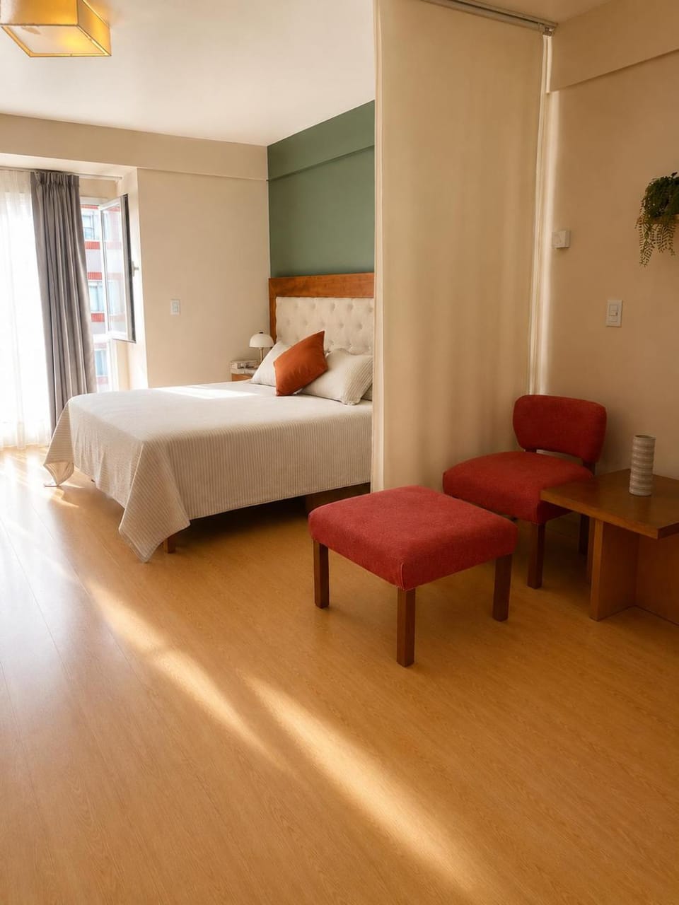 Bed, Living room