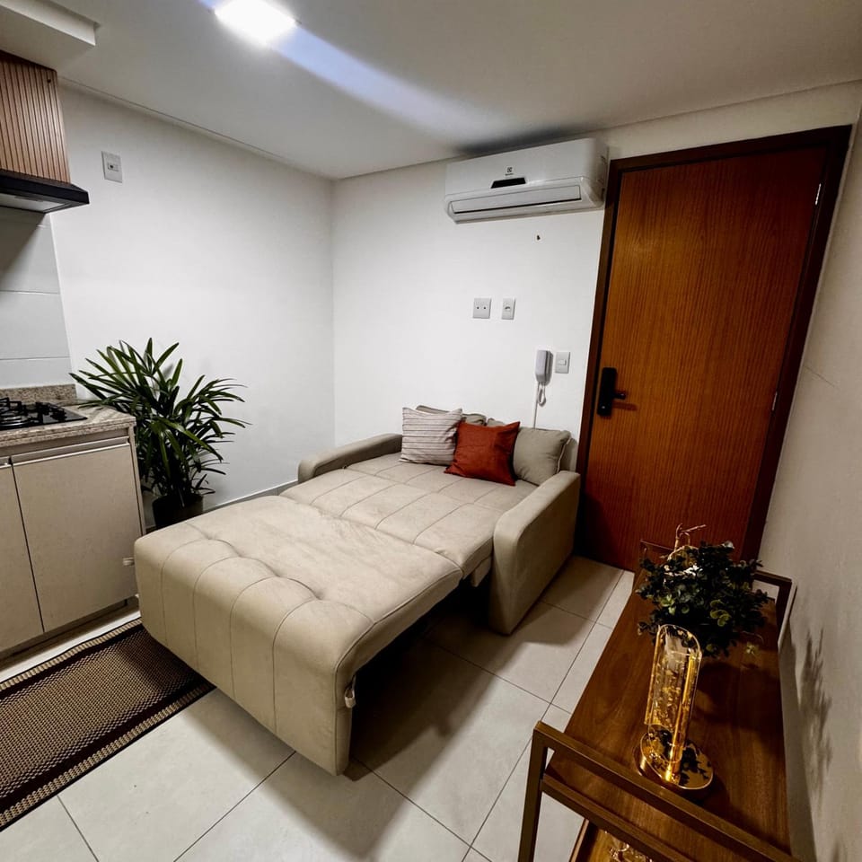 Living room, air conditioner