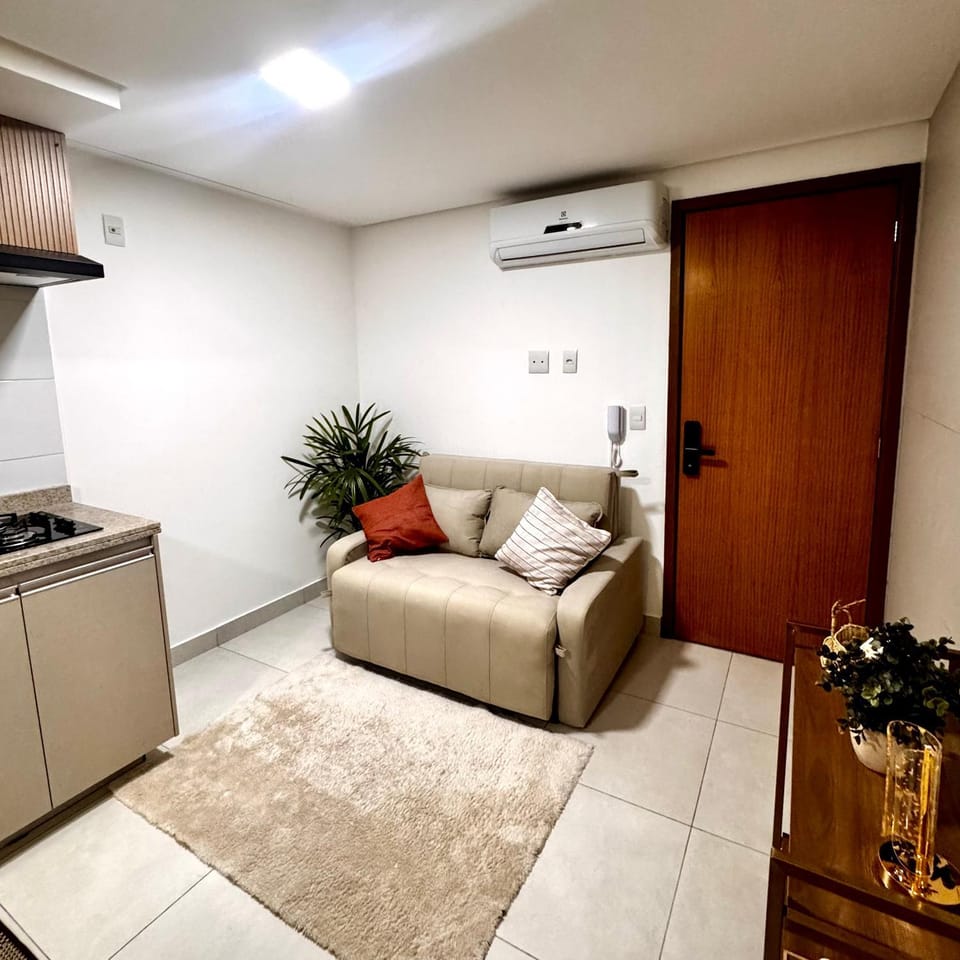 Living room, air conditioner