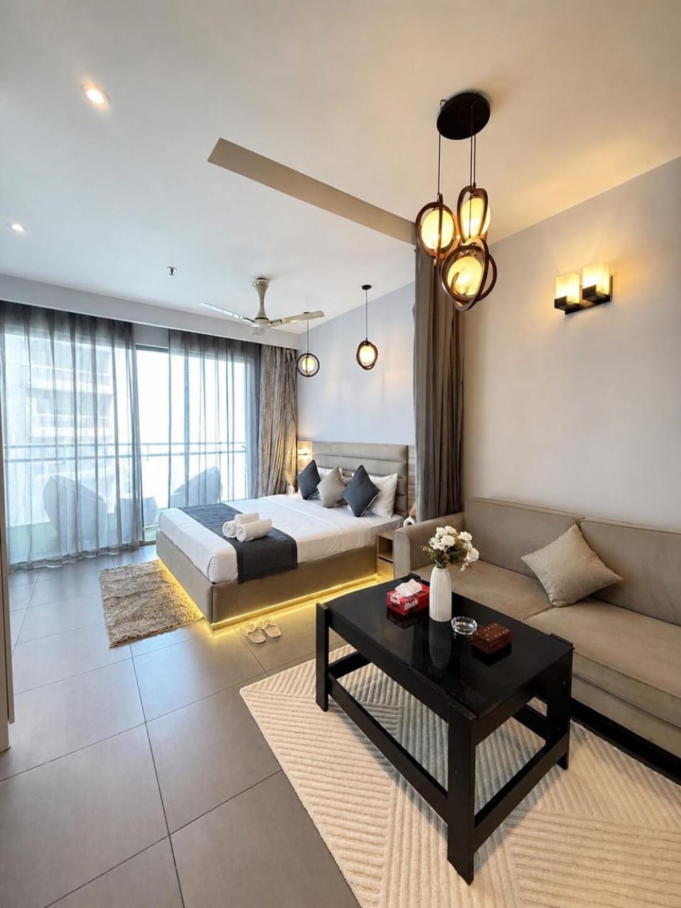 Living room, Bedroom