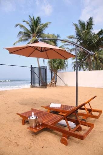 Garden, Beach, Sea view, sunbed