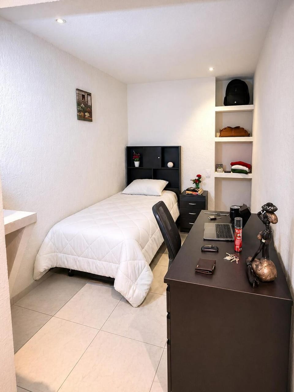 Alojamiento de habitación y baño privado a 8 min del Estadio CDMX - Transporte Incluido al estadio - Terraza - Servicios Exclusivos Apartment in Mexico City
