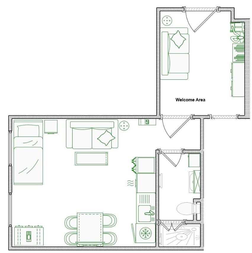 Area and facilities, Area and facilities