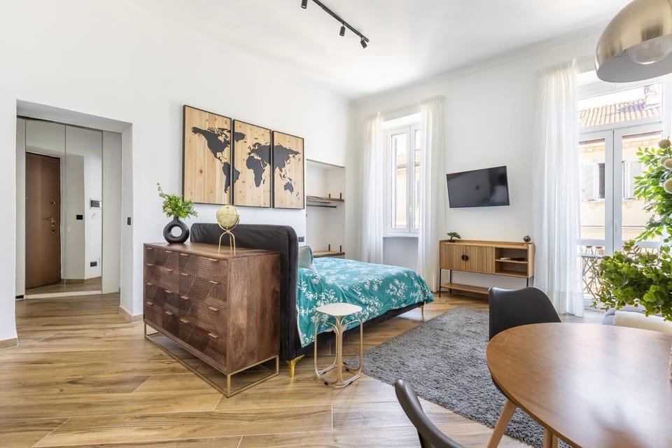 Bed, Balcony/Terrace, Bedroom, wardrobe