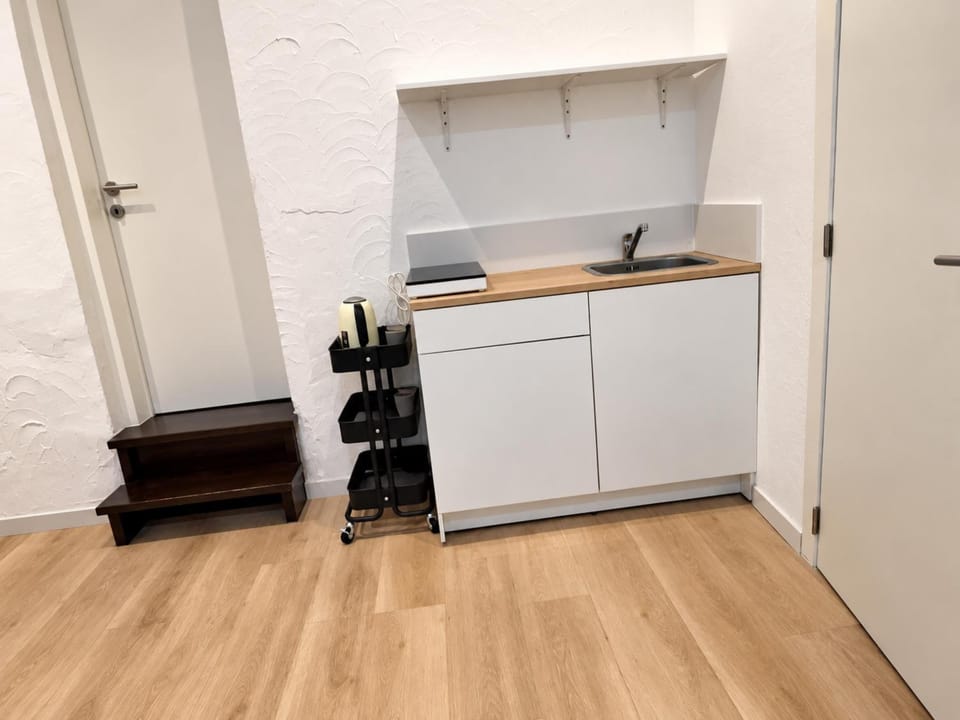 Kitchen or kitchenette, wardrobe