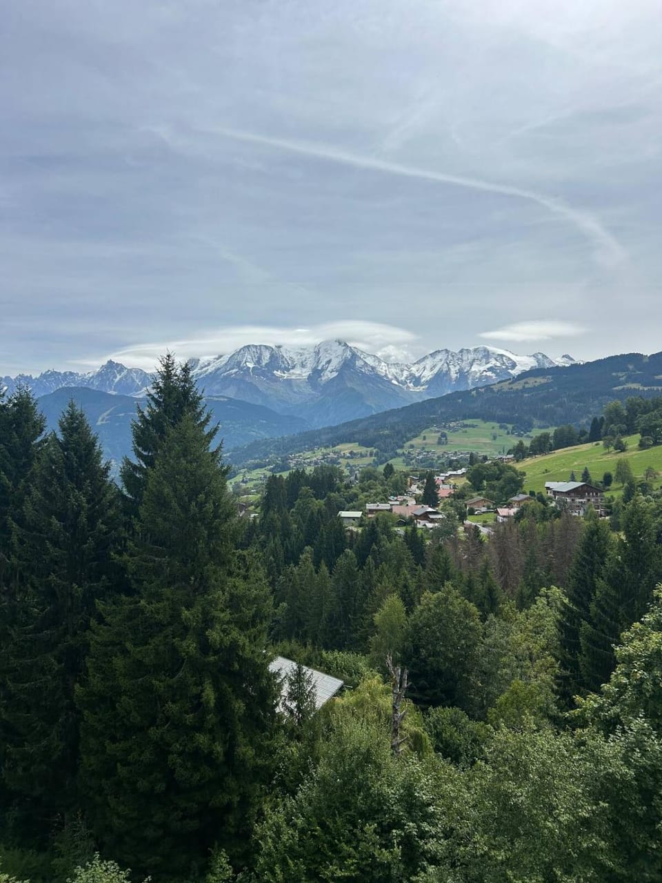 vue époustouflante Apartment in Combloux