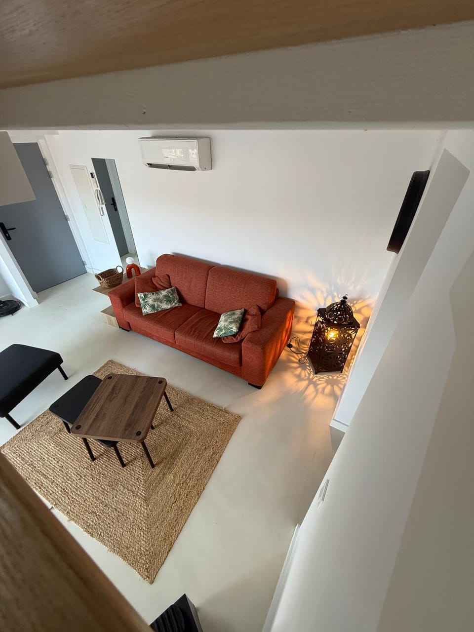 Living room, air conditioner