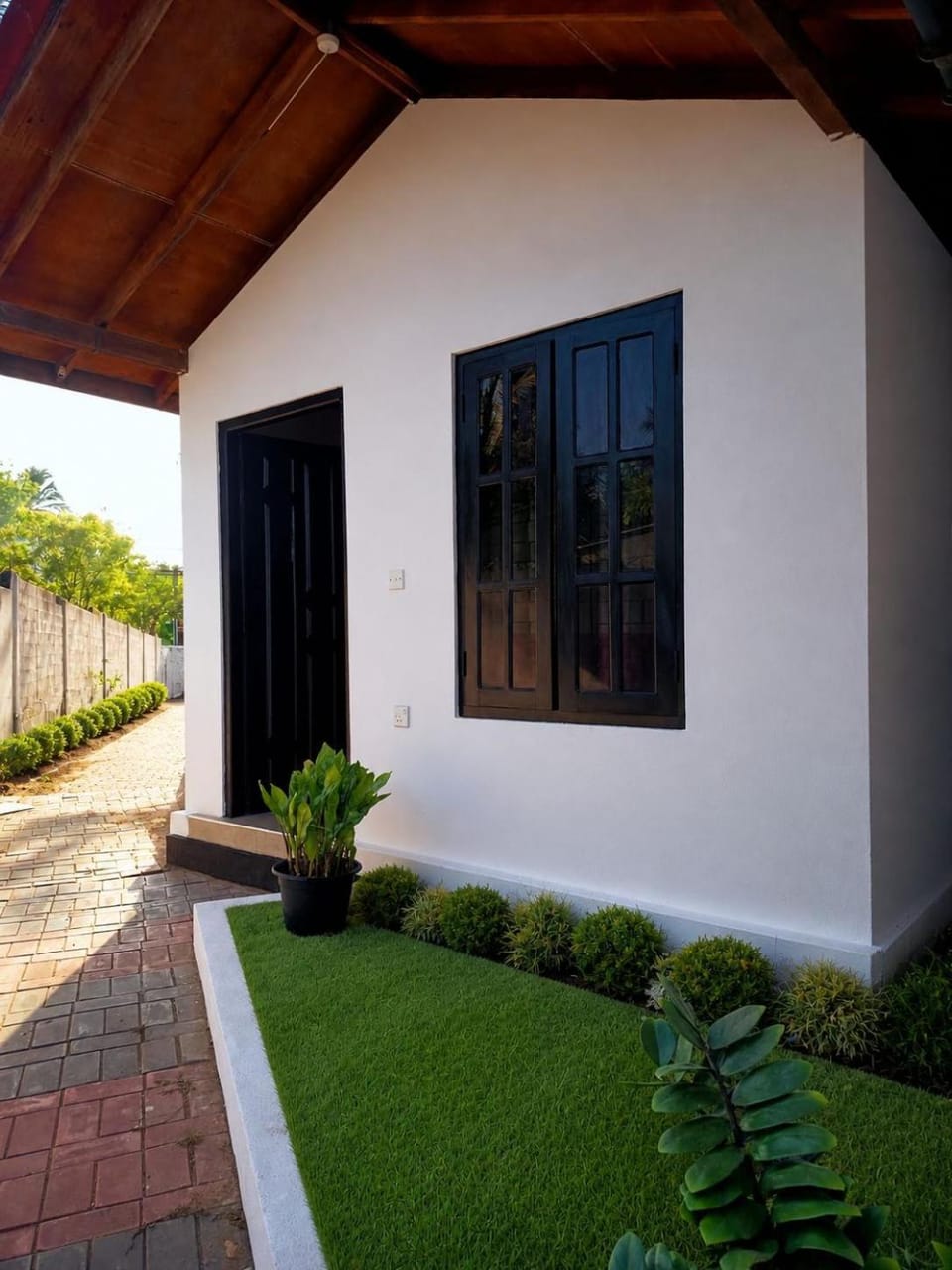 Property building, Spring, Day, Garden