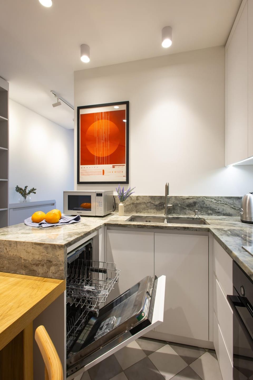 Kitchen or kitchenette, kitchen