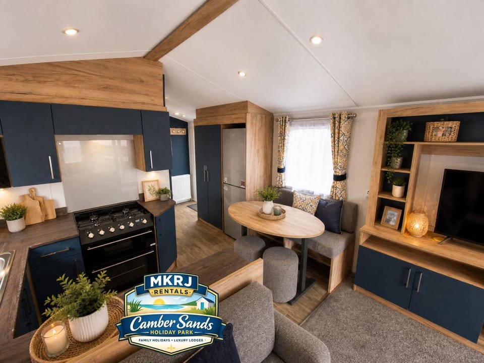 Living room, kitchen