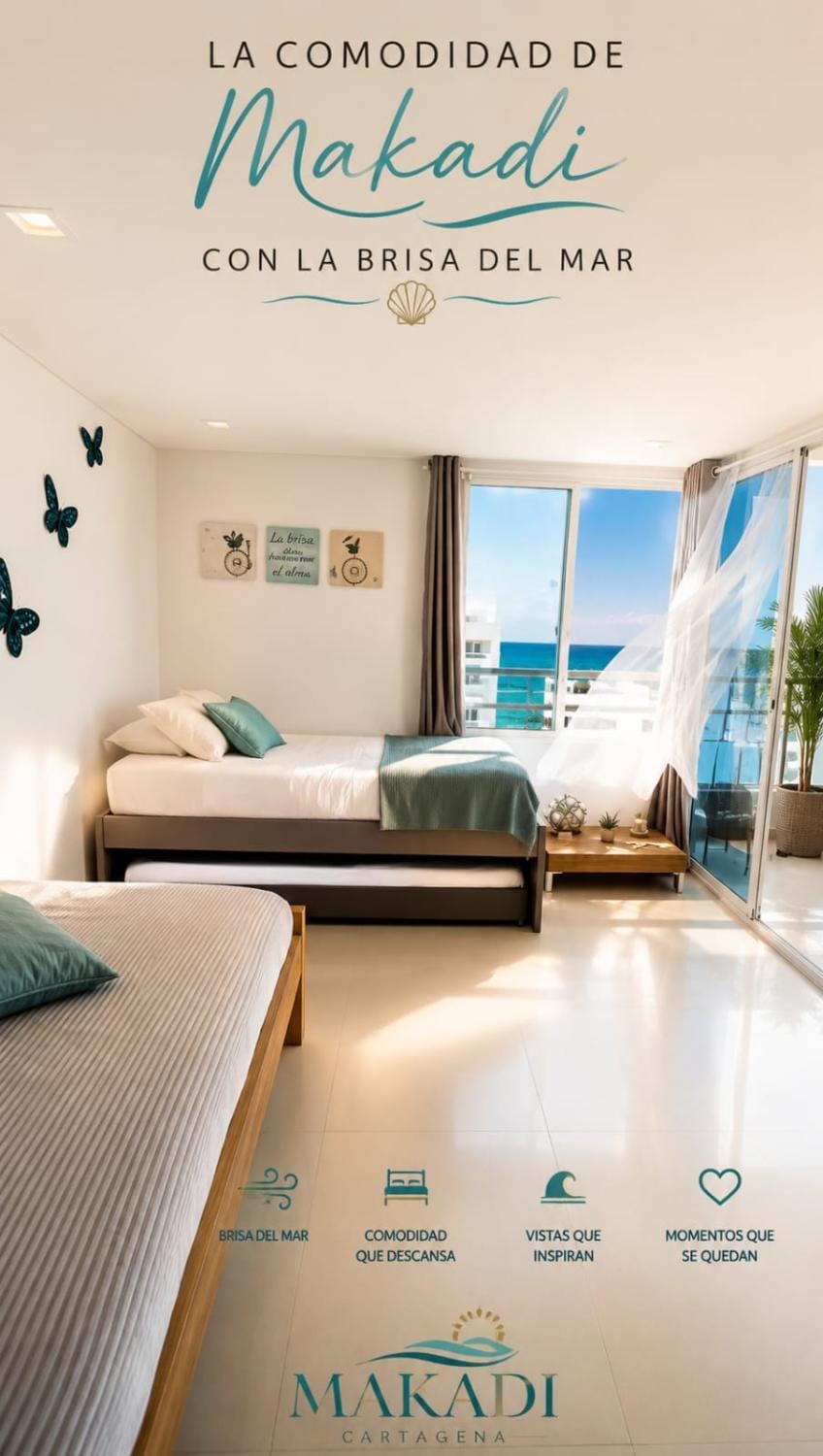MAKADI Cartagena Beach Escape Apartment in Cartagena