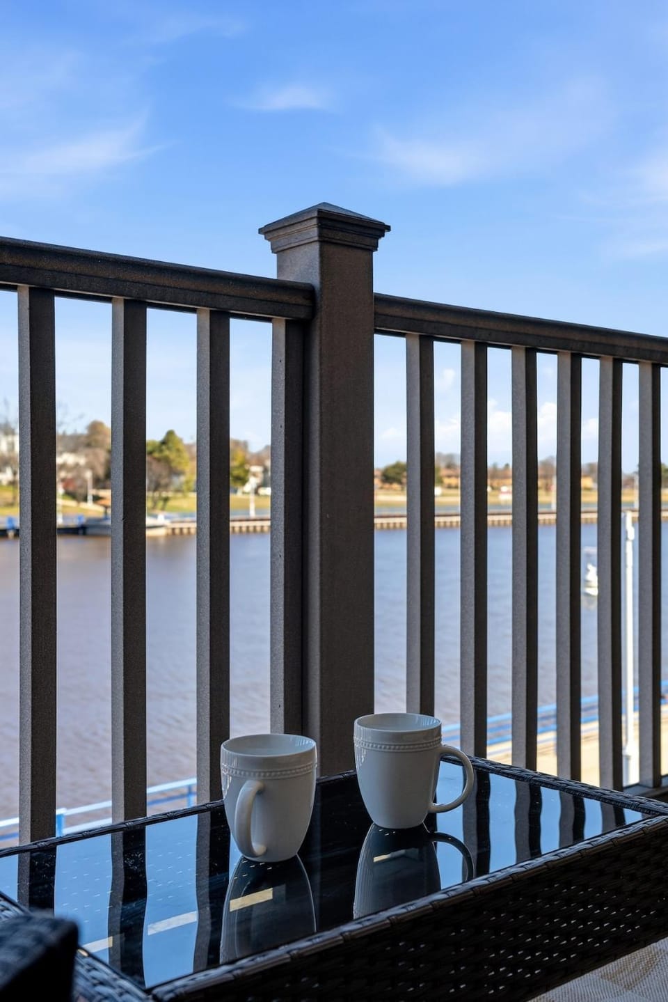 Riverfront Condo Steps to Downtown & Lake Michigan Apartment in Sheboygan