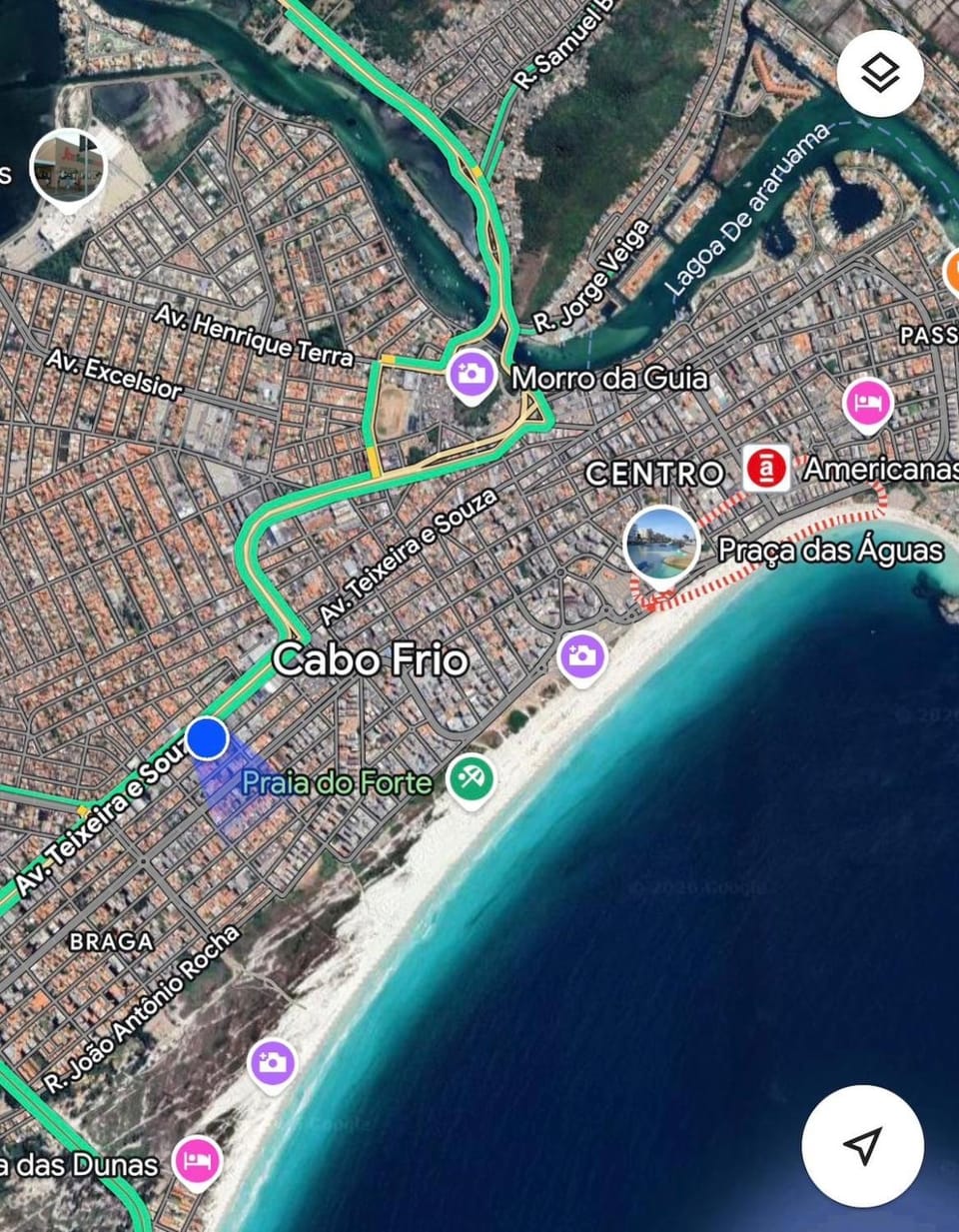 Apartamento completo a 5 minutos da Praia Do Forte Apartment in Cabo Frio