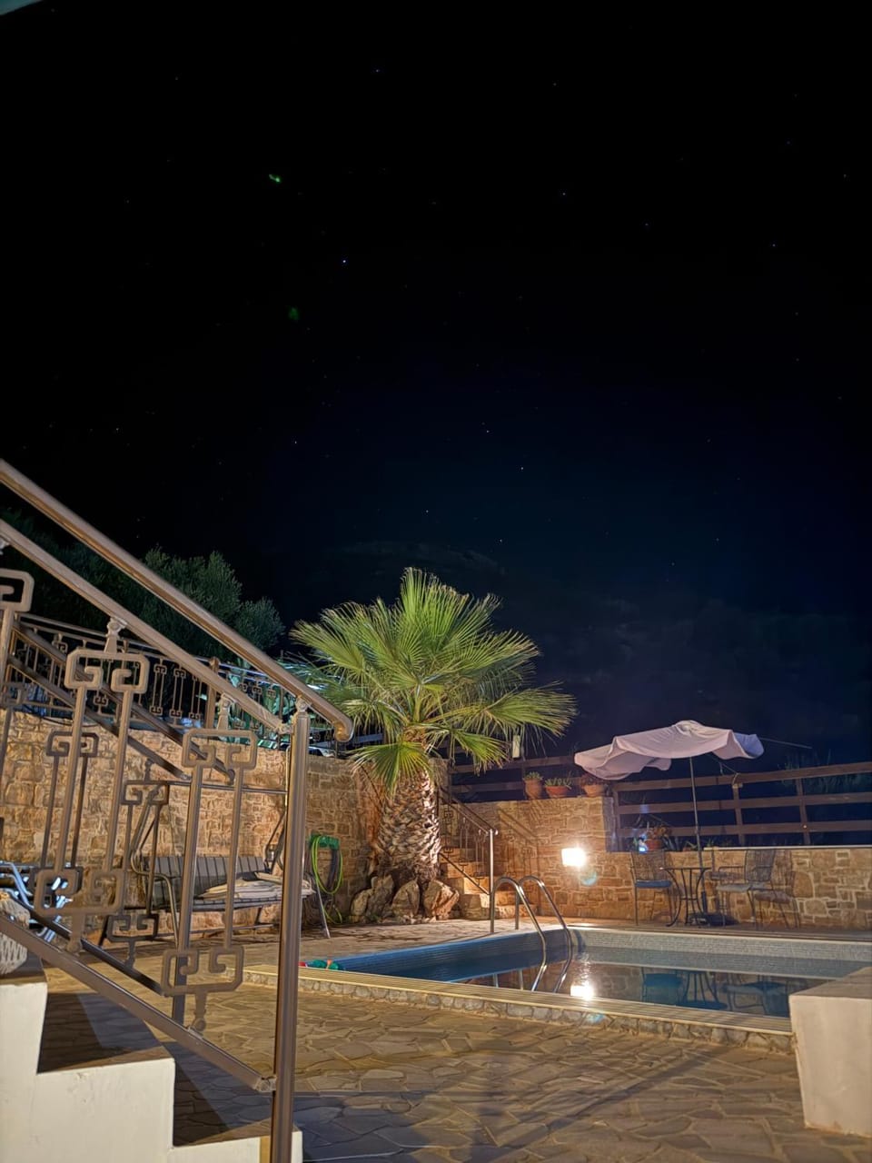 Night, Pool view