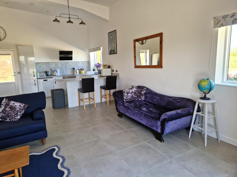 Kitchen or kitchenette, Living room, Seating area
