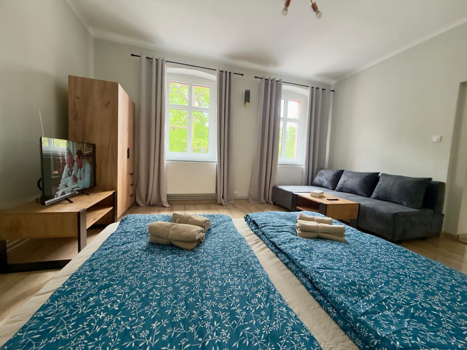 Bed, TV and multimedia, Living room, Photo of the whole room, Seating area, Evening entertainment, Bedroom