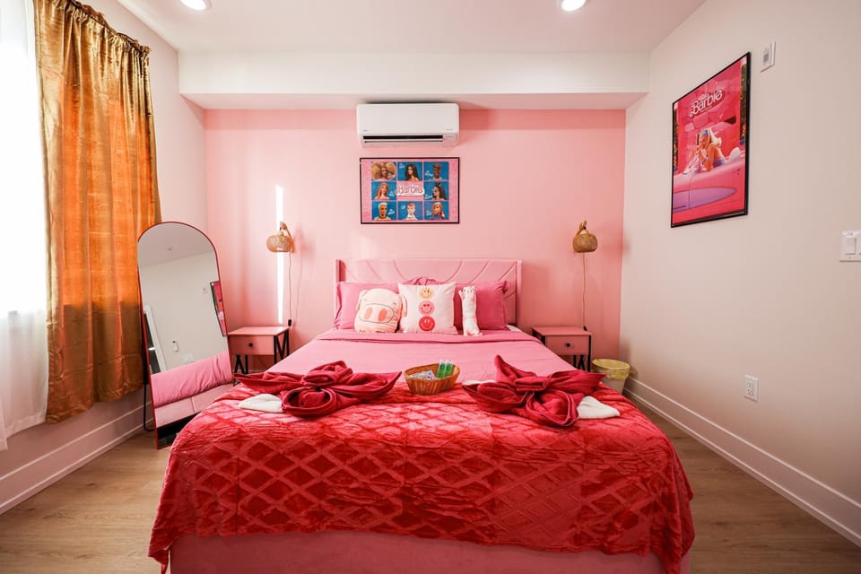Pink Paradise Barbie Themed Bliss Apartment in Philadelphia