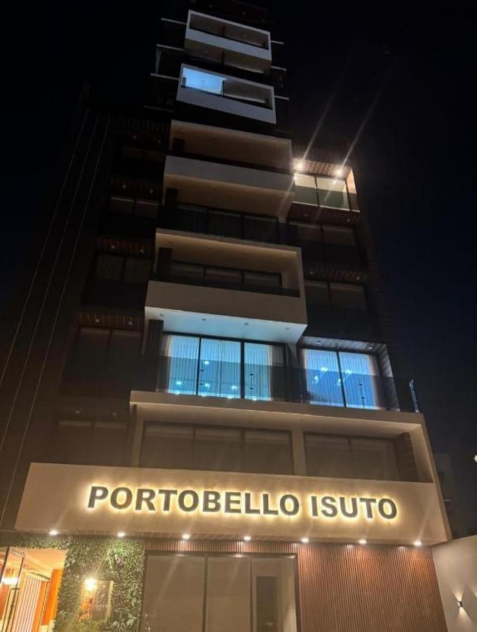 Property building, Night