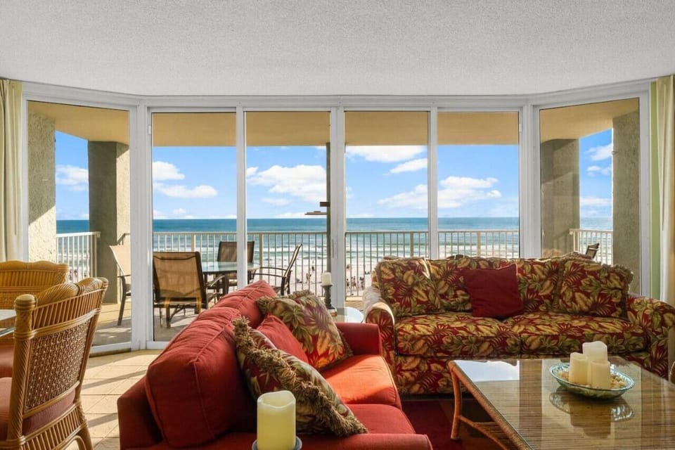 Beachfront Condo Ocean views from every room 3rd FL FREE BEACH CHAIRS Apartment in Panama City Beach