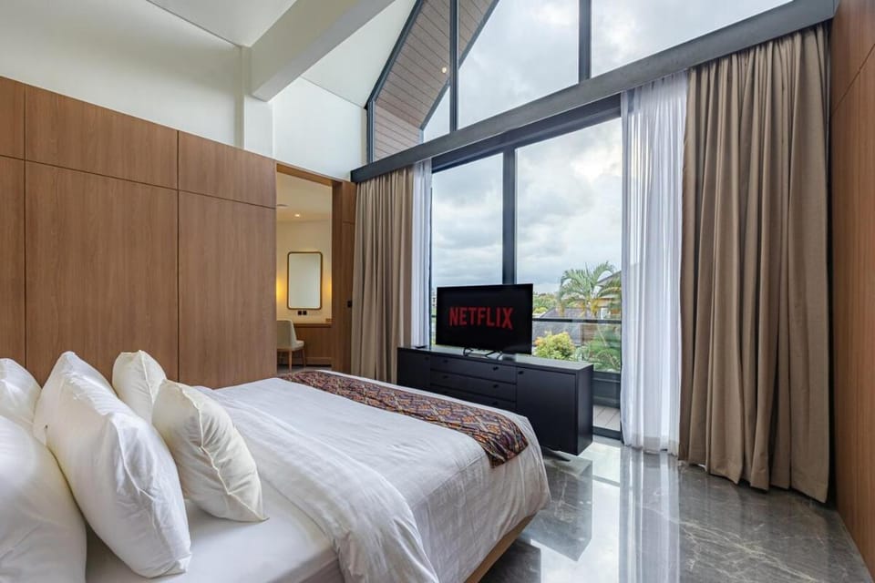 Communal lounge/ TV room, Bed, TV and multimedia, Photo of the whole room, Bedroom