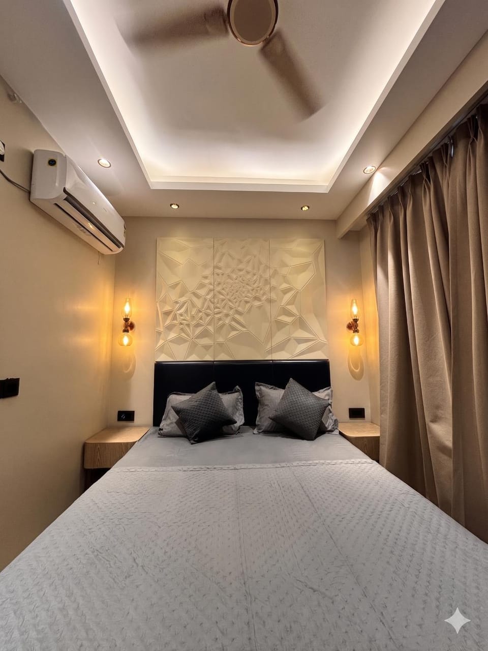 Bedroom, air conditioner