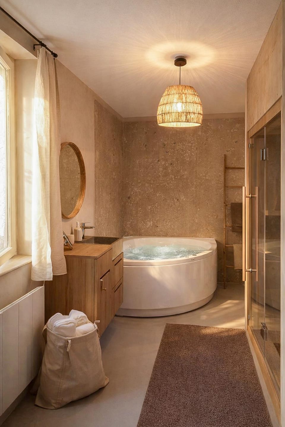 Hot Tub, Sauna, Spa and wellness centre/facilities, Bath, towels