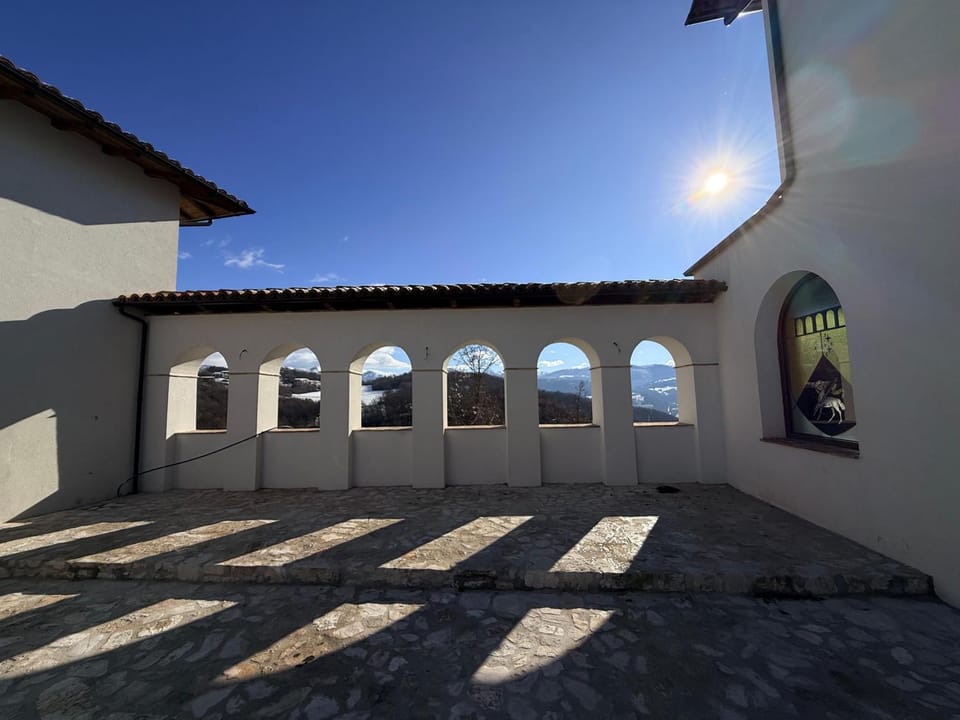 Landmark view, Inner courtyard view