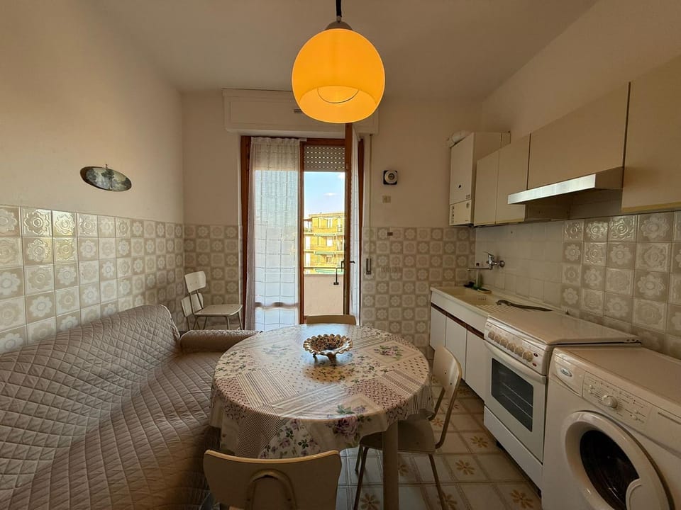 Living room, kitchen