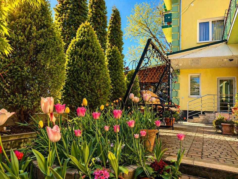 Property building, Spring, Day, Garden, Garden view