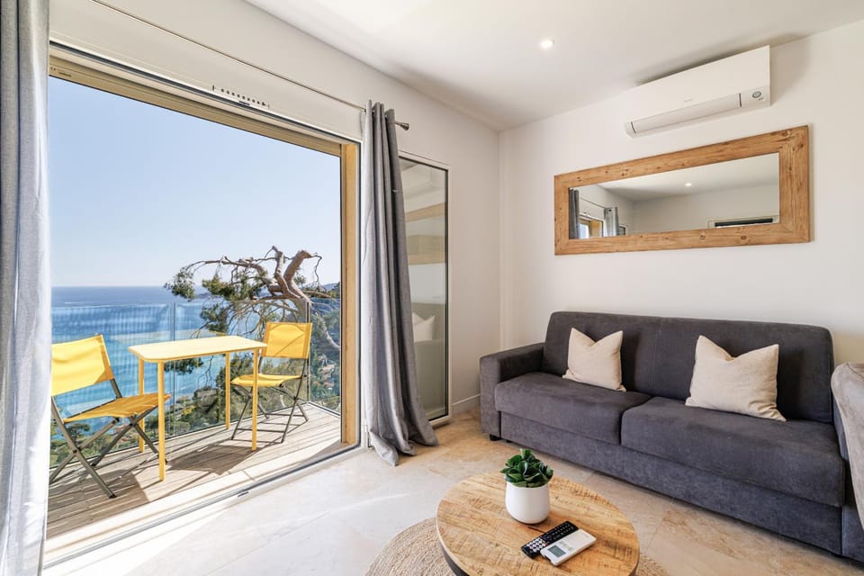 LES CITRONS D EZE 2P - Vue mer spectaculaire - Terrasse et balcon - Climatisation Apartment in Eze