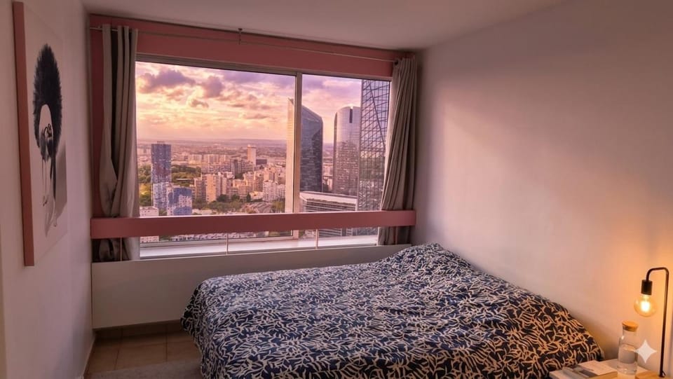 Luxury 40th floor Eiffel tower pnormic view Apartment in Puteaux