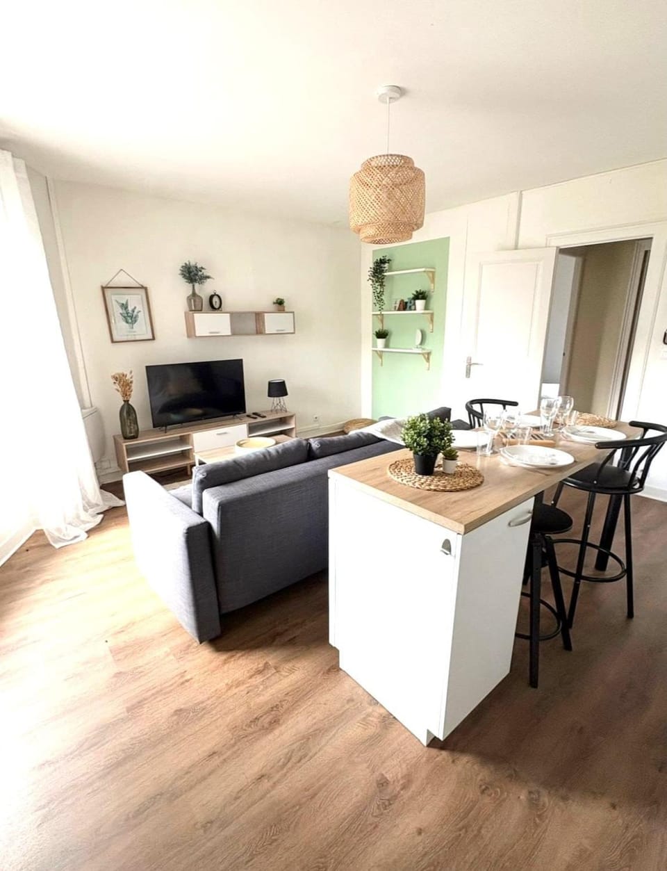 Charmant T2 moderne tout équipé - Lumineux - Proche gare & Centre-ville Apartment in Le Mans