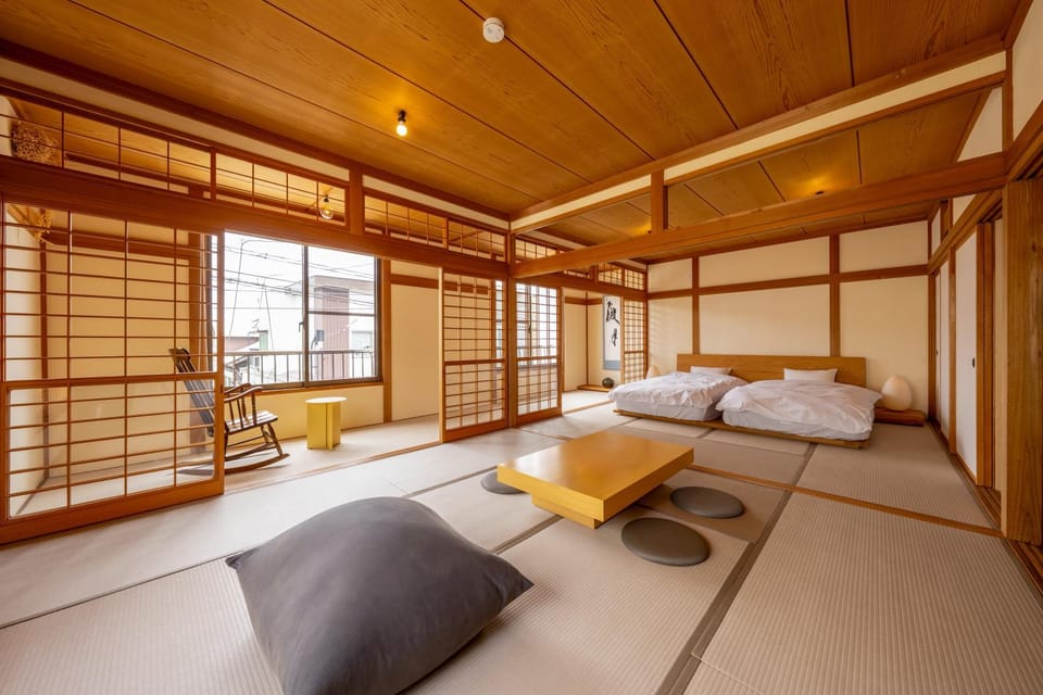 Bed, Living room, Seating area, Bedroom