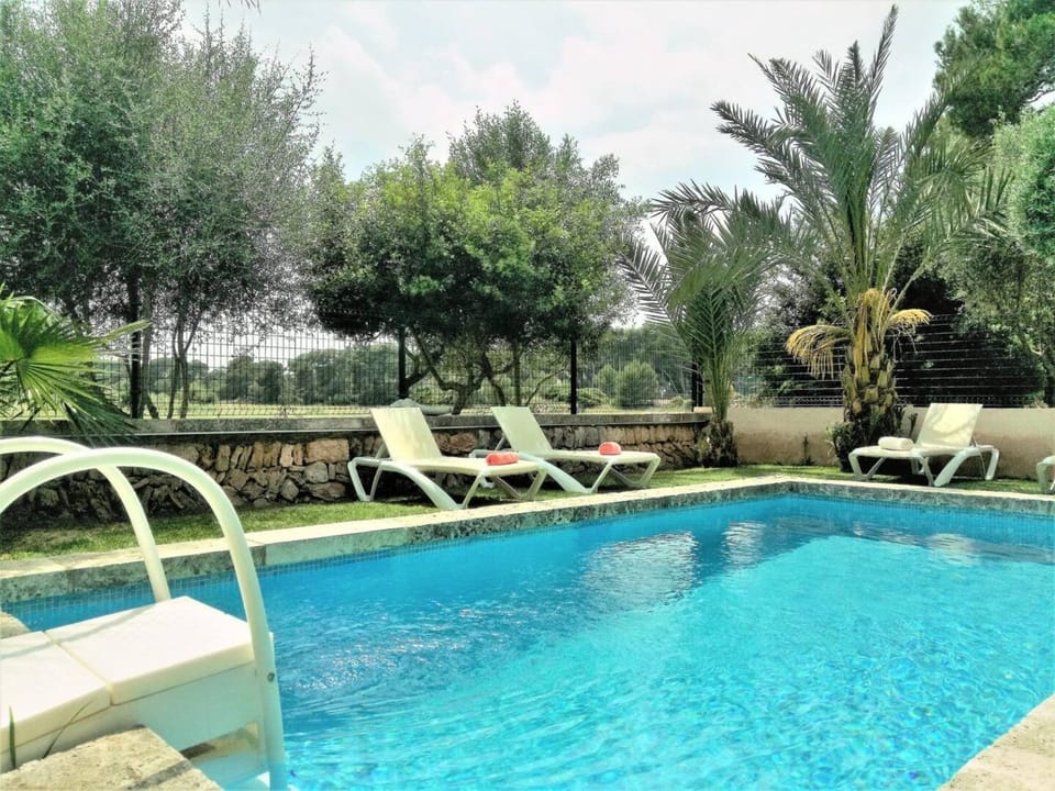 Property building, Living room, Swimming pool